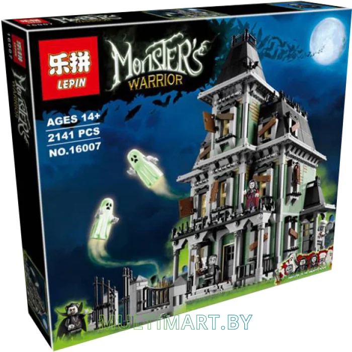 Конструктор Lepin 16007 Дом с Привидениями (2141 деталь)
